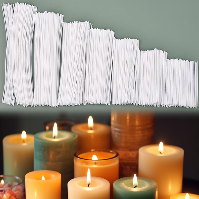 Candle Making Instructions - キャンドルを作るための綿よだれかけのセット,無煙ワックス,コア,大豆,ワックス,不織布,キャンドル,50/100個