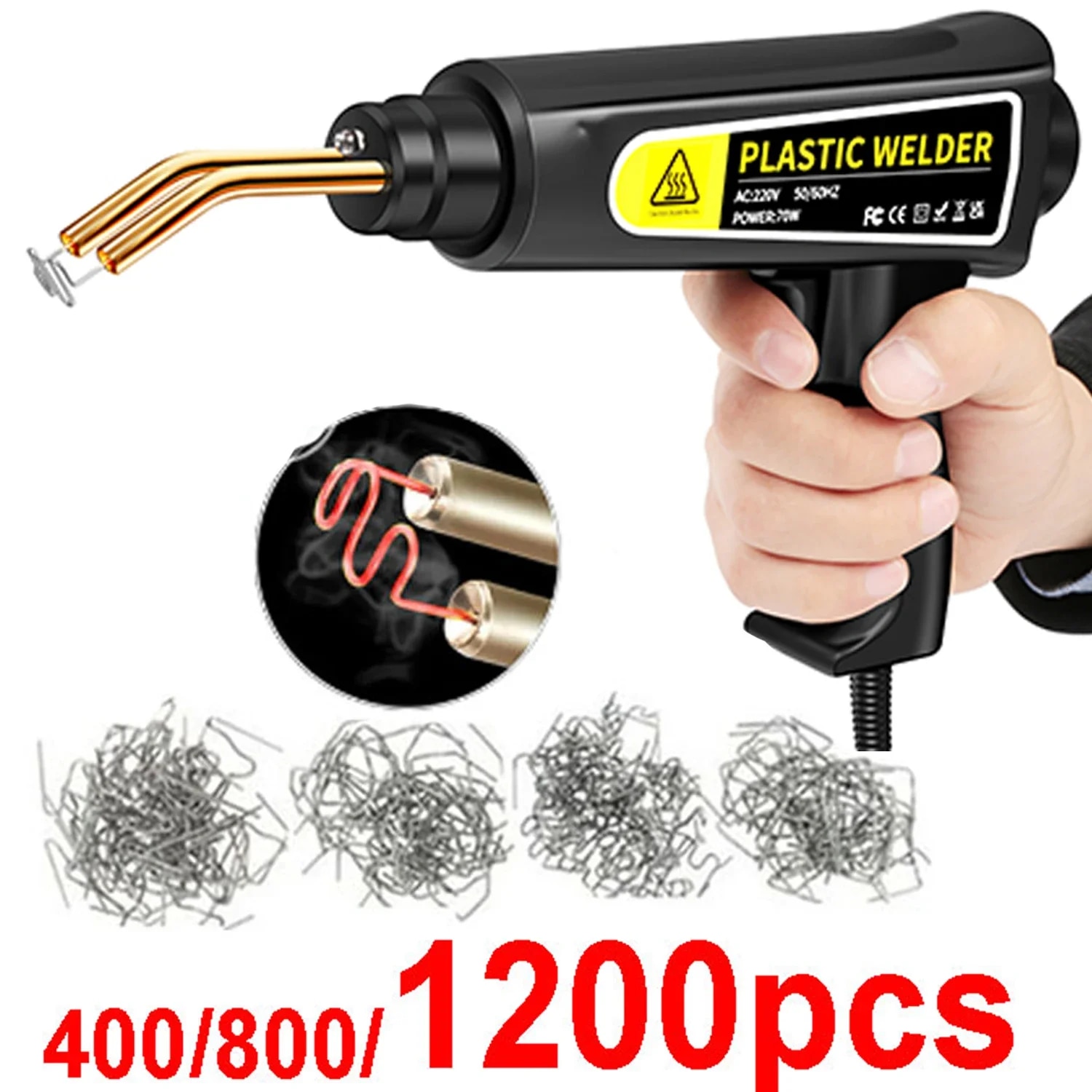 Heat Gun Embossing - プラスチック製ヒートガン溶接機,バンパー,車のツールキット,ホットホッチキス,プラスチック溶接機,新品