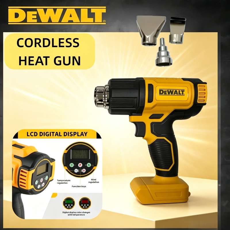 Heat Gun Embossing - DeWalt ブラシレスホットエアガン エアドライヤー はんだ付け用サーマルブロワー コードレスヒートガン 18Vバッテリー用電気シュリンク包装機