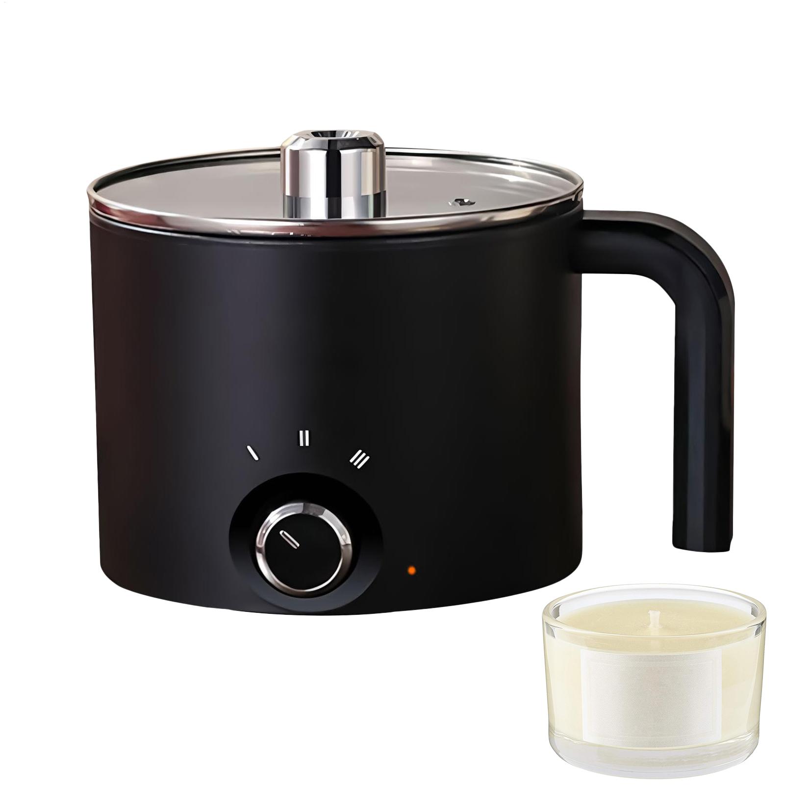 Candle Making Experience - キャンドルワックス溶解ポット 1.5L 大型ステンレス製電気式ノンスティックキャンドル製造ポット 溶解ピッチャー (石鹸、キャンディー、チョコレート用)