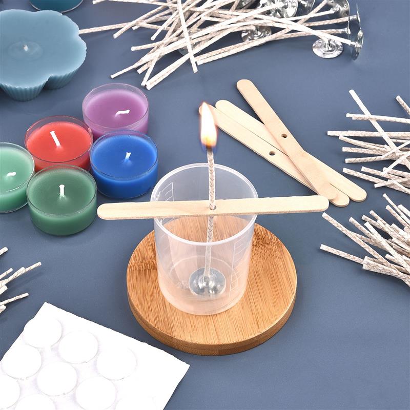 キャンドル作り用のスモークコットンワックスライン,エンボス加 - Candle Making Experience のレビューと価格