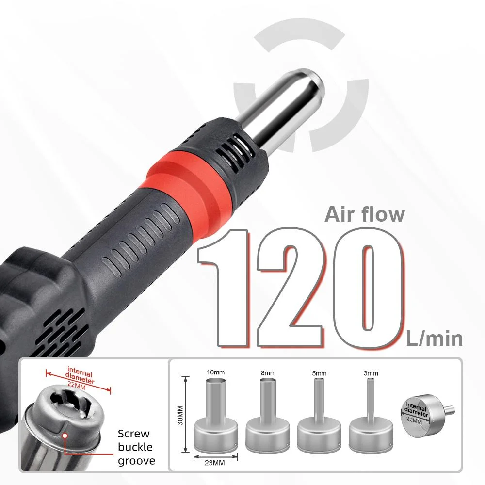 Jcd-マイクロホットエアガン8208 750w、LCDデジ - Heat Gun Embossing のレビューと価格
