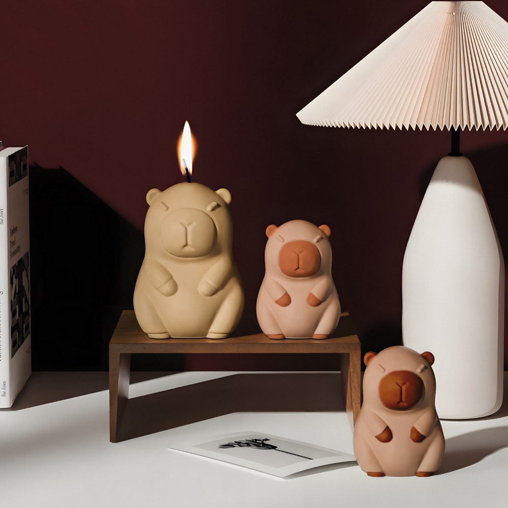 立ちカピバラ香りキャンドルシリコーン型 3D 動物樹脂石膏作 - Candle Making Experience のレビューと価格