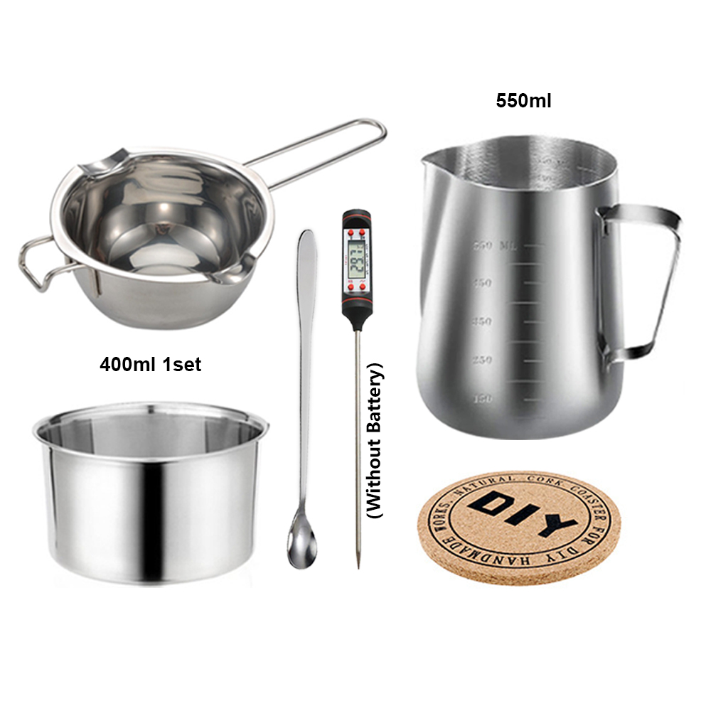 アロマキャンドル作りツールセット,ステンレスワックス溶解ポッ - Candle Making Instructions のレビューと価格
