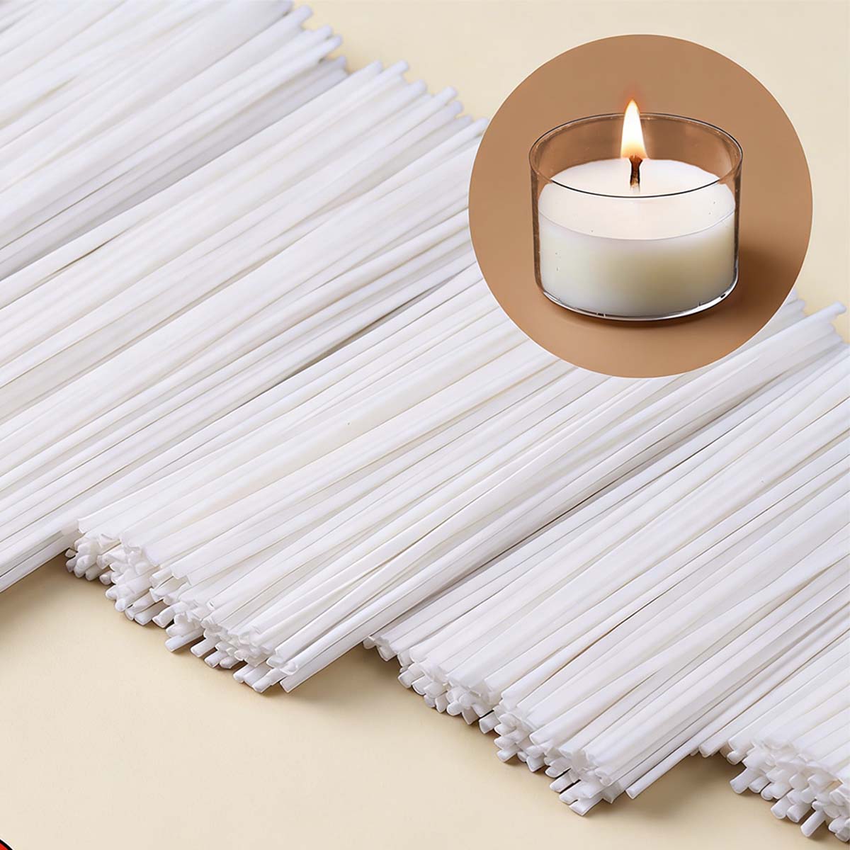 50個入り 5-20cm キャンドル芯 ワックスコットンセッ - Candle Making Instructions のレビューと価格
