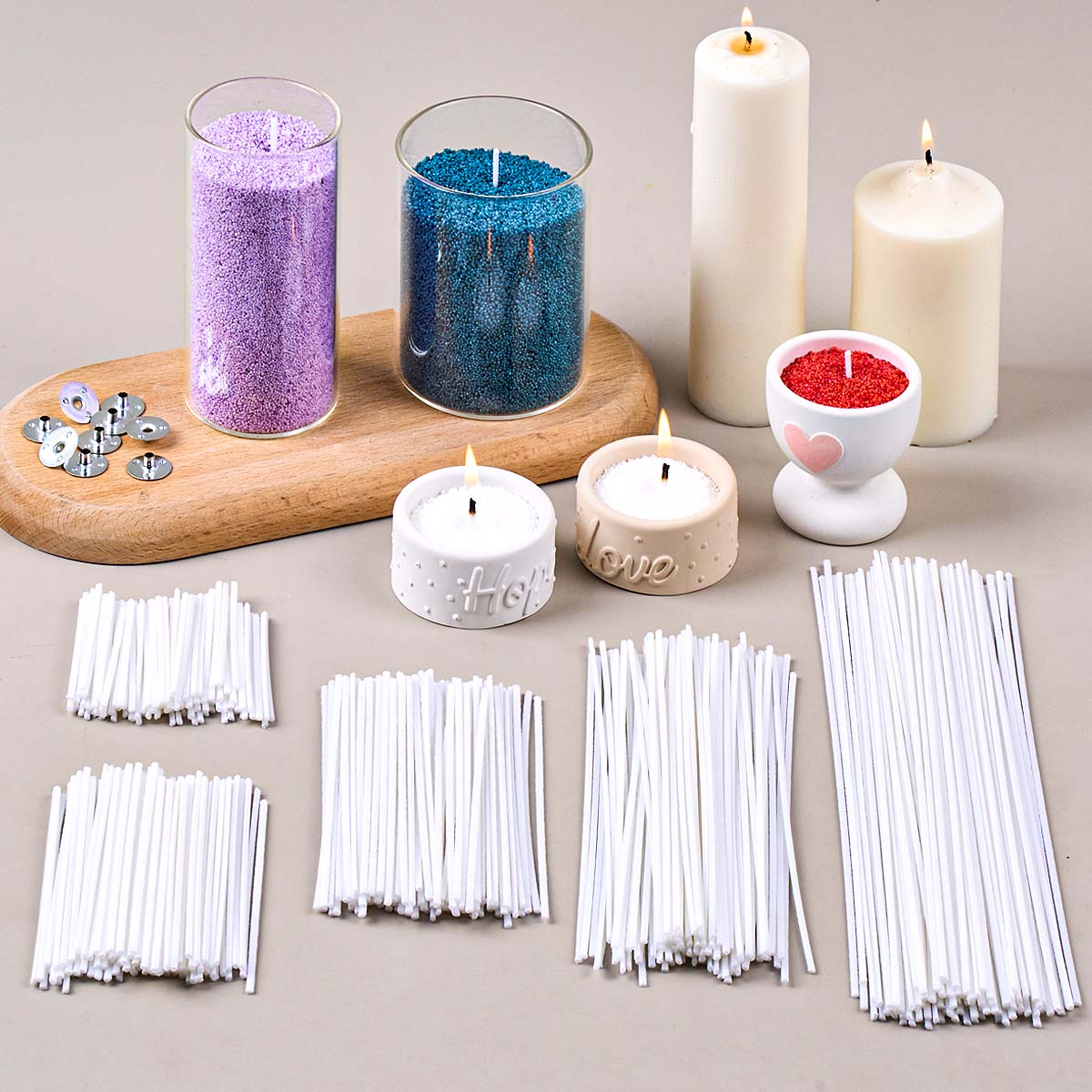 50個入り 5-20cm キャンドル芯 ワックスコットンセッ - Candle Making Instructions のレビューと価格
