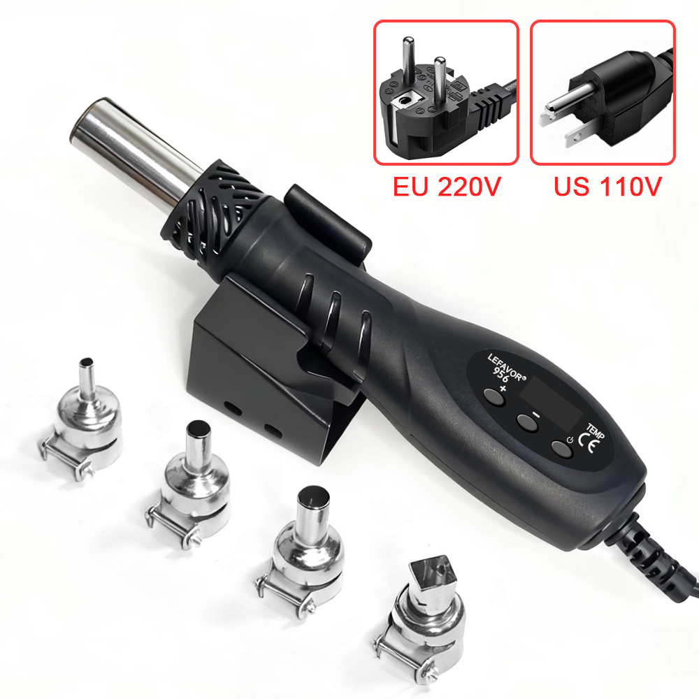 700Wマイクロ熱風ガン 温度調整可能 C/F はんだ付けリ - Heat Gun Embossing のレビューと価格
