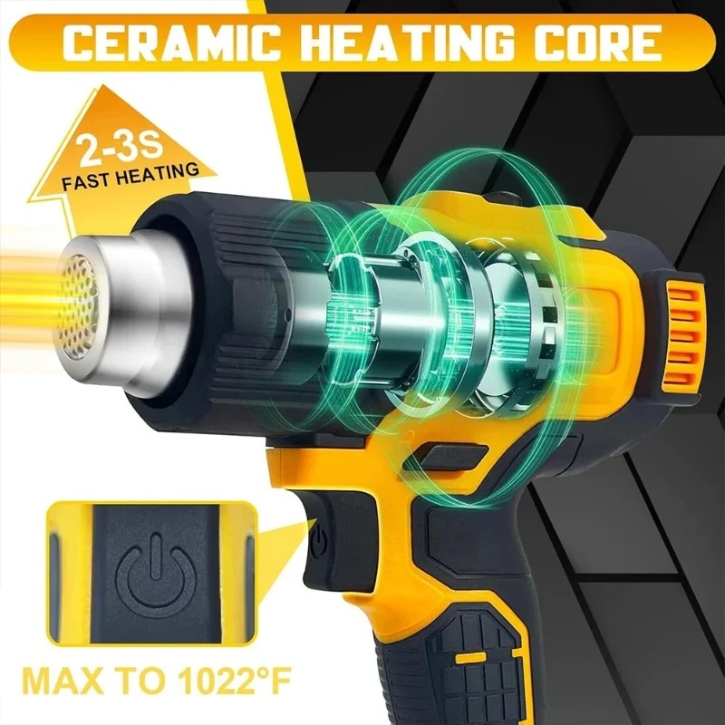 DeWalt ブラシレスホットエアガン エアドライヤー はん - Heat Gun Embossing のレビューと価格
