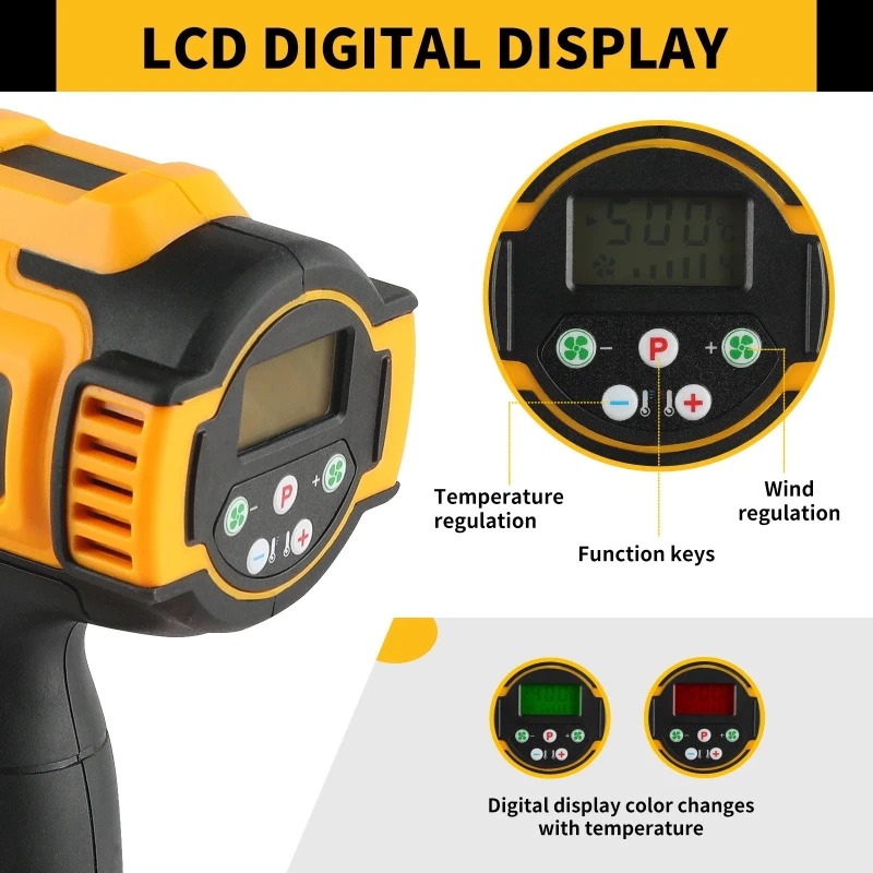 DeWalt ブラシレスホットエアガン エアドライヤー はん - Heat Gun Embossing のレビューと価格