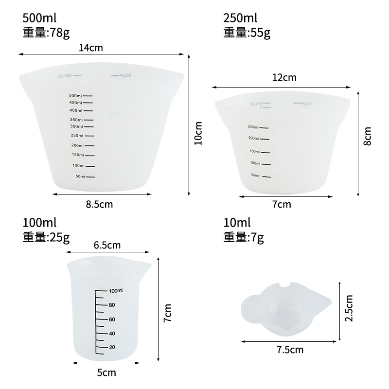 マルチ仕様 DIY 樹脂鋳造ツールシリコン計量カップスケール - Candle Making Instructions のレビューと価格