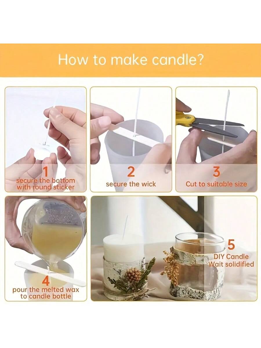 310/510個のキャンドル作り用品セット、1インチ/3.9 - Candle Making Instructions のレビューと価格