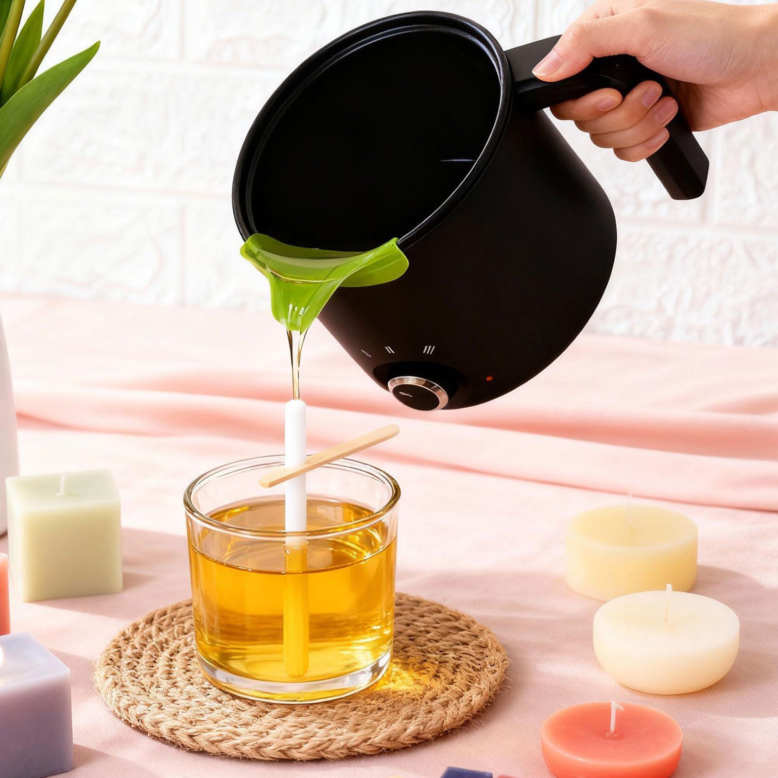 キャンドルワックス溶解ポット 1.5L 大型ステンレス製電気 - Candle Making Experience のレビューと価格