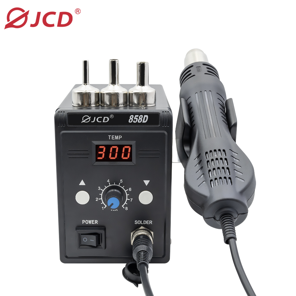 JCD ホットエアガン 858D 700 ワット BGA リ - Heat Gun Embossing のレビューと価格