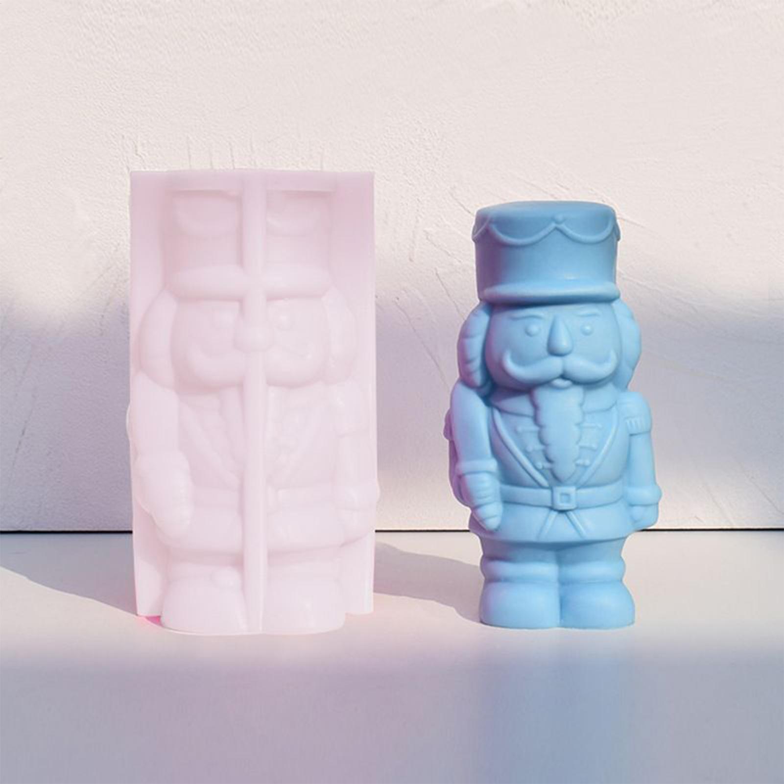 くるみ割り人形兵士キャンドル型 DIY クルミ兵士シリコン型 - Candle Making Fat のレビューと価格