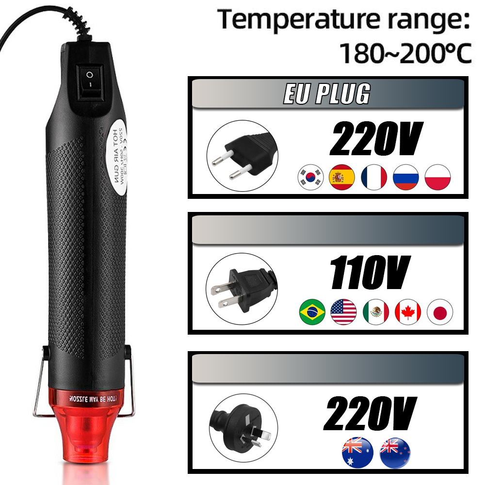 300 ワットホットエアガンポータブルミニヒーター DIY  - Heat Gun Embossing のレビューと価格